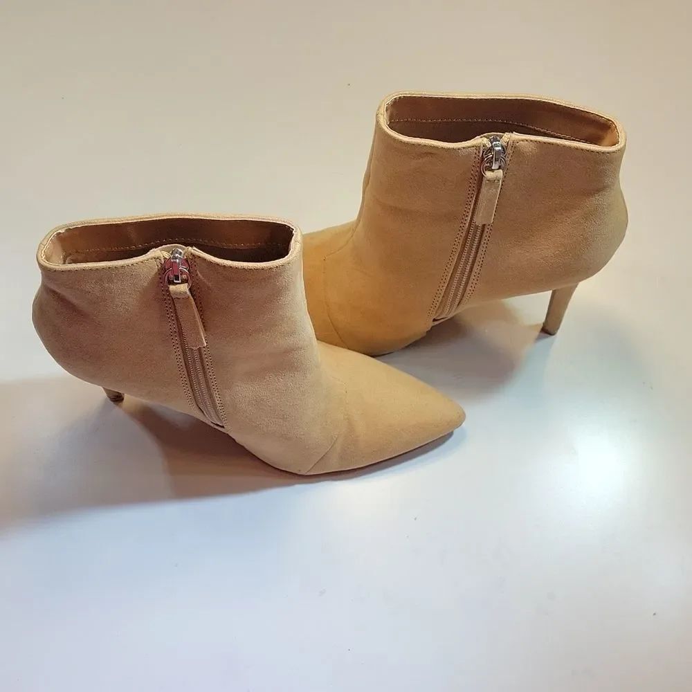 ZEGARRA POINTED TOE SUEDE HIGH HEEL STILETTOS ANKLE BOOTS - Picture 5 of 15